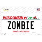 Zombie Wisconsin Novelty Sticker Decal