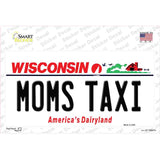 Moms Taxi Wisconsin Novelty Sticker Decal