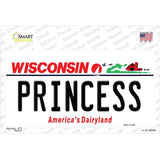Princess Wisconsin Novelty Sticker Decal