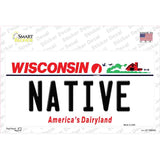 Native Wisconsin Novelty Sticker Decal