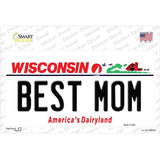 Best Mom Wisconsin Novelty Sticker Decal
