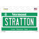 Stratton Vermont Novelty Sticker Decal