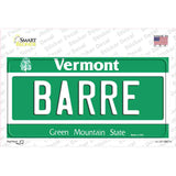 Barre Vermont Novelty Sticker Decal