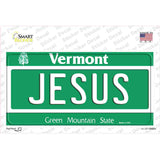 Jesus Vermont Novelty Sticker Decal