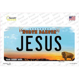 Jesus North Dakota Novelty Sticker Decal
