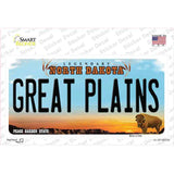 Great Plains North Dakota Novelty Sticker Decal
