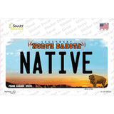 Native North Dakota Novelty Sticker Decal