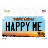 Happy Me North Dakota Novelty Sticker Decal