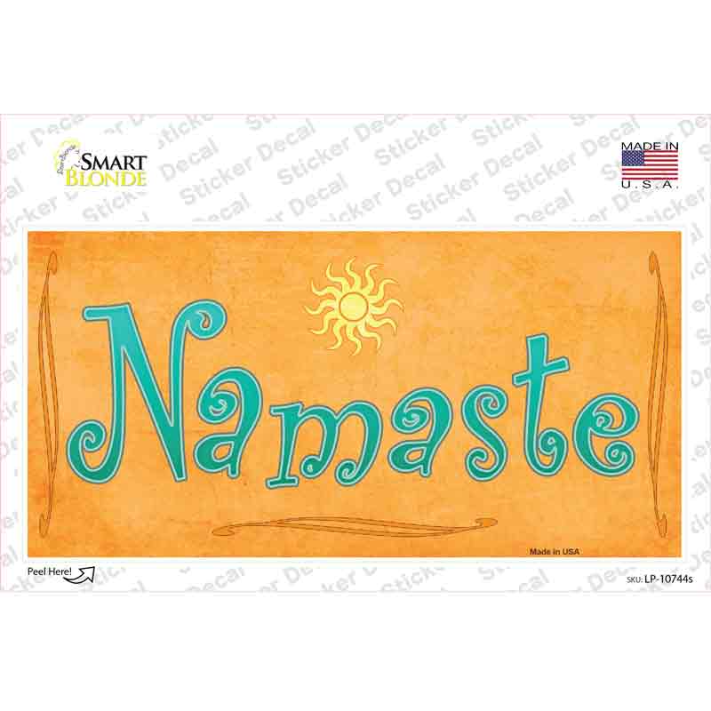 Namaste Novelty Sticker Decal
