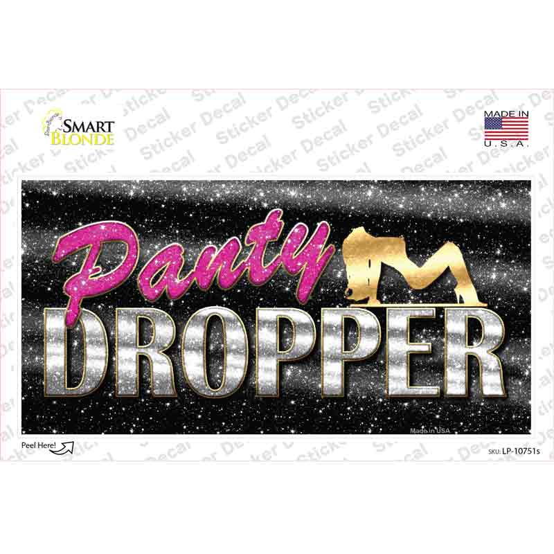Panty Dropper Novelty Sticker Decal