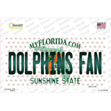 Dolphins Fan Florida Novelty Sticker Decal