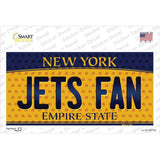 Jets Fan New York Novelty Sticker Decal