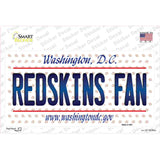 Redskins Fan Washington DC Novelty Sticker Decal