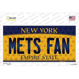Mets Fan New York Novelty Sticker Decal