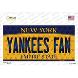 Yankees Fan New York Novelty Sticker Decal