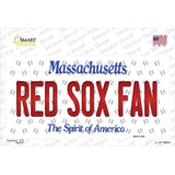 Red Sox Fan Massachusetts Novelty Sticker Decal