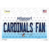 Cardinals Fan Missouri Novelty Sticker Decal