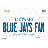 Blue Jays Fan Ontario Novelty Sticker Decal