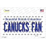 Canucks Fan British Columbia Novelty Sticker Decal