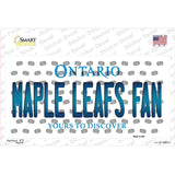 Maple Leafs Fan Ontario Novelty Sticker Decal