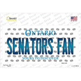 Senators Fan Ontario Novelty Sticker Decal