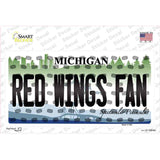 Red Wings Fan Michigan Novelty Sticker Decal