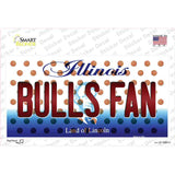 Bulls Fan Illinois Novelty Sticker Decal