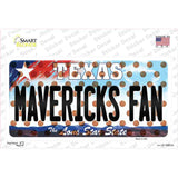 Mavericks Fan Texas Novelty Sticker Decal