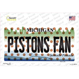 Pistons Fan Michigan Novelty Sticker Decal