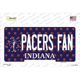 Pacers Fan Indiana Novelty Sticker Decal