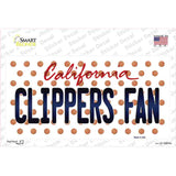 Clippers Fan California Novelty Sticker Decal