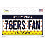 76ERS Fan Pennsylvania Novelty Sticker Decal