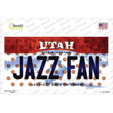 Jazz Fan Utah Novelty Sticker Decal