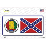 Confederate Flag Alabama Seal Novelty Sticker Decal