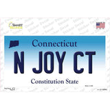 N Joy CT Connecticut Novelty Sticker Decal