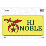 High Noble Novelty Sticker Decal