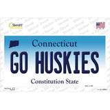 Go Huskies Connecticut Novelty Sticker Decal