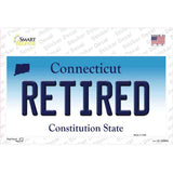 Retired Connecticut Novelty Sticker Decal