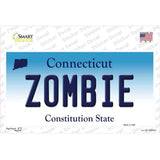 Zombie Connecticut Novelty Sticker Decal