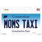 Moms Taxi Connecticut Novelty Sticker Decal