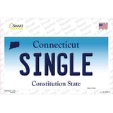 Single Connecticut Novelty Sticker Decal