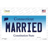 Married Connecticut Novelty Sticker Decal