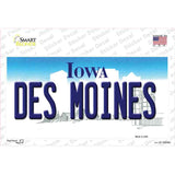 Des Moines Iowa Novelty Sticker Decal