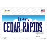 Cedar Rapids Iowa Novelty Sticker Decal