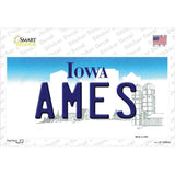 Ames Iowa Novelty Sticker Decal