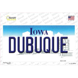 Dubuque Iowa Novelty Sticker Decal