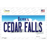 Cedar Falls Iowa Novelty Sticker Decal