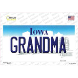 Grandma Iowa Novelty Sticker Decal