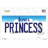 Princess Iowa Novelty Sticker Decal