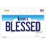 Blessed Iowa Novelty Sticker Decal